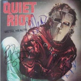 Quiet Riot Metal Health Signed Album Authentic Kevin Dubrow, Frankie Banali, Rudy Sarzo, Carlos Cavazo, Quiet Riot Entertainment Collectibles