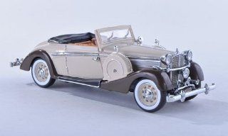 Maybach SW 38 Convertible Spohn, beige/brown, 2 doors , 1937, Model Car, Ready made, Signature 143 Signature Toys & Games