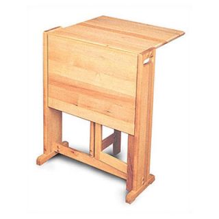 Catskill Craftsmen, Inc. Fold Away Prep Table with Butcher Block Top