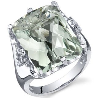 Oravo Royal Marvel 16.00 Carats Radiant Cut Ring in Sterling Silver