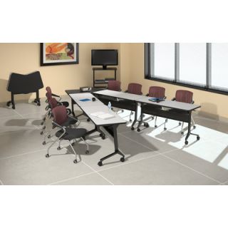 Mayline Group Flip N Go Transition Table in Black