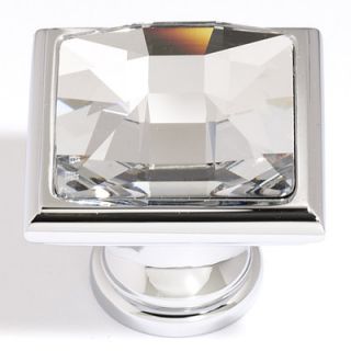 Alno Swarovski Crystal 1.25 Square Knob
