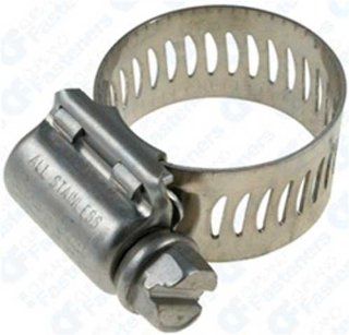 10 #10 Hose Clamps All Stainless Steel Automotive
