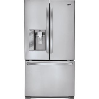 LG Energy Star 25 Cu. Ft. Counter Depth French Door Refrigerator