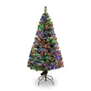 National Tree Co. Evergreen 5 Green Fiber Optic Artificial Christmas