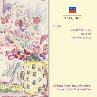 Holst Humbert Wolfe Songs / Part Songs Music
