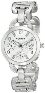 Akribos XXIV Women's AK703SS Impeccable Analog Display Japanese Quartz Silver Watch Watches