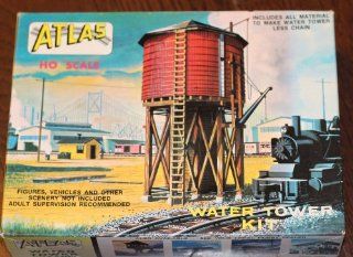 Atlas HO Scale Water Tower Kit #703  