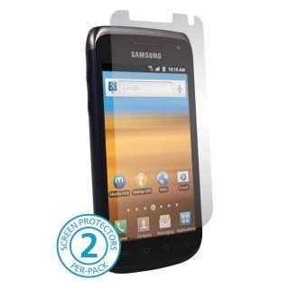Samsung Exhibit II 2 4G 4 G T679 T 679 Cell Phone UltraTough Clear Transparent Screen Shield Guard Cover (Wet Apply)   INCLUDES 2 PROTECTORS AND SQUEEGEE Cell Phones & Accessories