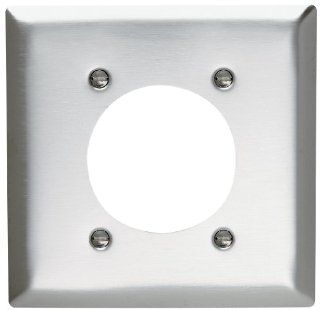 Pass & Seymour SL703CC12 Stainless Steel Wall Plate Two Gang Power Outlet 430 Easy Install