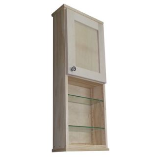 WG Wood Products Shaker Series 37.5 x 15.25 Wall Mount Medicine