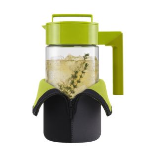 40 Oz Tea Maker with Jacket and Handle in Olive
