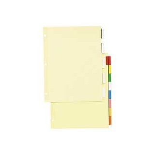 Acco/Wilson Jones Products   Insertable Tab Index, 8 Tab, 11"x8 1/2", Clear   Sold as 1 ST   Economical indexes are ideal for everyday use. Includes blank white inserts. Reinforced for durability. 
