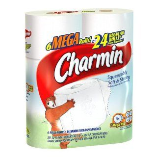 Charmin Bathroom Tissue, 6 Mega Rolls (Pack of 3) Health & Personal Care