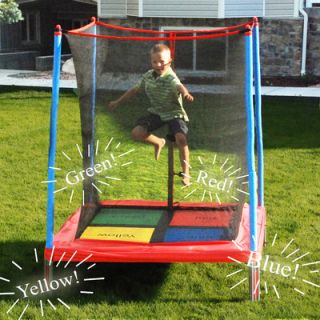 Skywalker 60 Square Interactive Mini Trampoline with Enclosure