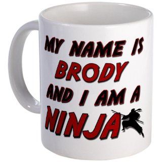 my name is brody and i am a ninja Mug   Standard Kitchen & Dining