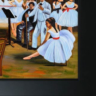 Tori Home Degas Dance Studio at the Opera Hand Painted Oil on Canvas