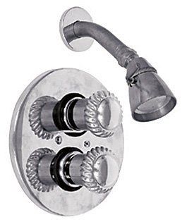 Watermark 316 6.4 N2 AB Scarsdale Antique Brass Thermostatic Shower   Bathroom Hardware  
