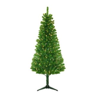 Evergreen Fir Artificial Christmas Tree with 250 Pre Lit Clear Lights