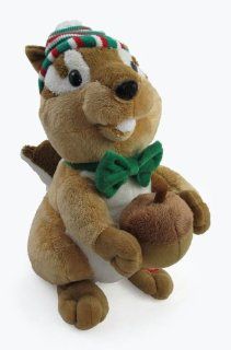 12" Charlie the Chipmunk Christmas Animated Singing Xmas Stuffed Animal Toys & Games