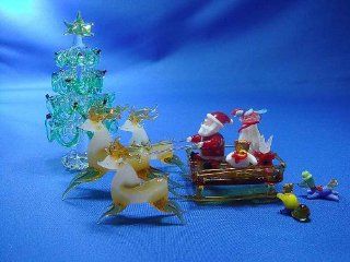 Fairy glass studio of Christmas forest animals and glass crafted Santa (japan import) Toys & Games