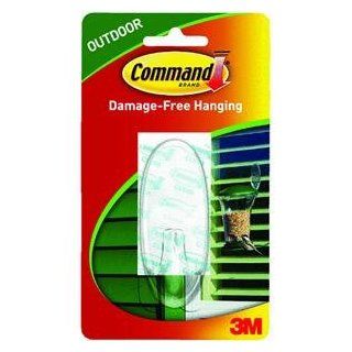 CommandTM 17093clr aw Outdoor Window Hooks With Strips, Large, Clear