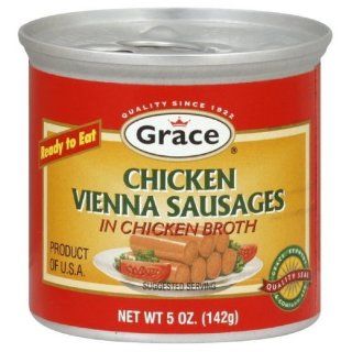 Grace Vienna Sausage, 5 Ounce (Pack of 48) ( Value Bulk Multi pack)  Grocery & Gourmet Food