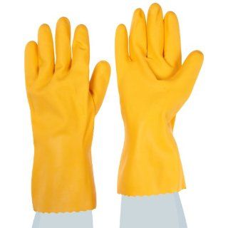 Showa Best 709 Master Natural Rubber Latex Glove, Unlined, Chemical Resistant, 18 mils Thick, 12" Length, Small (Pack of 12 Pairs) Chemical Resistant Safety Gloves