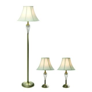 All the Rages 3 Piece Table and Floor Lamp Set