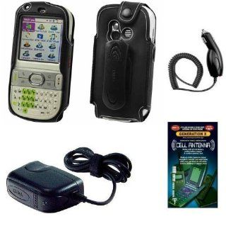 Cell Phone Accessories Bundle for Palm Centro 685/690 (Includes; Premium Case with Belt Clip, Rapid Car Charger, Home Wall Charger, Generation X Antenna Booster) Electronics