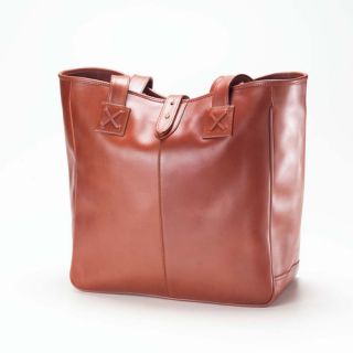 Bridle Oversized Tote in Cognac