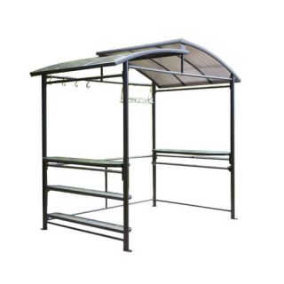Grill gazebo Polycarbonate roof Easy to install Constructed of powder