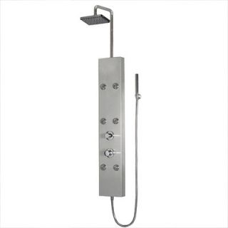 Ariel Bath Stainless Steel 63.8 Thermostatic Shower Panel   A301
