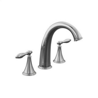 Kohler Double Handle Deck Mount Tub Only Faucet with Lever Handle