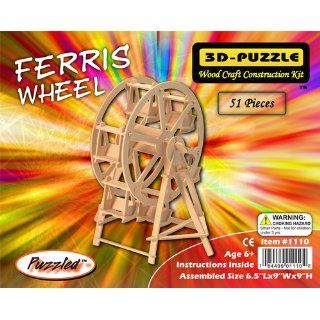 3 D Wooden Puzzle   Ferris Wheel  Affordable Gift for your Little One Item #DCHI WPZ P033 Toys & Games