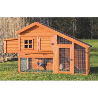 Natura Chicken Coop with Nesting Box, Roosting Pole and Pull Out Tray