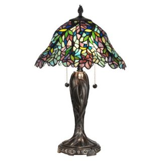 Dale Tiffany Wisteria Edge 2 Light Table Lamp