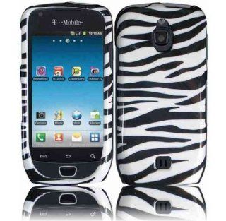 Zebra Stripe Hard Cover Case for Samsung Exhibit 4G SGH T759 Cell Phones & Accessories