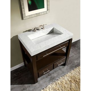 Silkroad Exclusive Stanton 36” Single Sink Cabinet Bathroom Vanity
