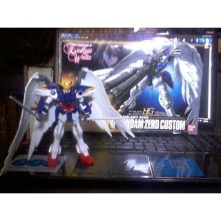 Bandai Hobby EW 01 Wing Gundam Zero Custom Endless Waltz 1/144 High Grade Fighting Action Kit Toys & Games