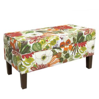 Skyline Furniture Upholstered Flower Storage Bench