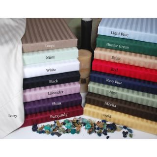Simple Luxury 300 Thread Count Egyptian Cotton Stripe Pillowcase Set