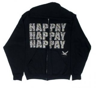 Duck Men's Hap Pay Hap Pay Hap Pay Dynasty Hooded Sweatshirt at  Mens Clothing store Fashion T Shirts