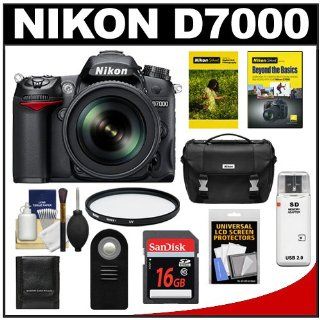 Nikon D7000 Digital SLR Camera & 18 200mm VR II DX AF S Zoom Lens with 16GB Card + Case + DVD + Filter + Remote + Accessory Kit  Digital Slr Camera Bundles  Camera & Photo