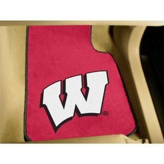 BSS   Wisconsin Badgers NCAA Car Floor Mats (2 Front) W Logo  