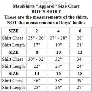 RJC Boys Size 2 to 18 White Hibiscus Fern Shirt Clothing