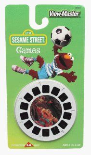 Sesame Street Games View Master 3D 3 Reel Set Toys & Games