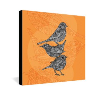 DENY Designs Valentina Ramos 3 Little Birds Gallery Wrapped Canvas