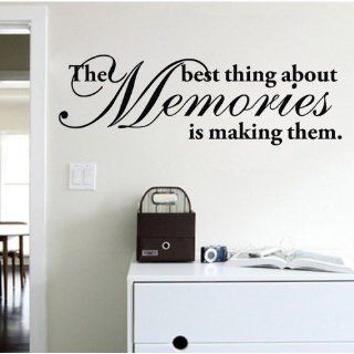 WallStickersUSA Wall Sticker Decal, Best Thing About Memories Is Making Them, Medium  Nursery Wall Stickers  Baby
