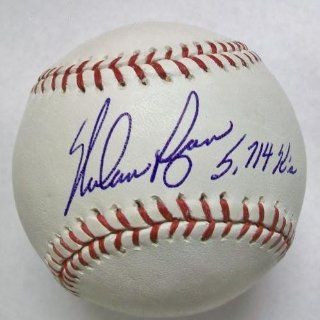 Nolan Ryan Autographed Baseball   Official Major League 5714 K's New York Mets)  Hologram   Autographed Baseballs Sports Collectibles
